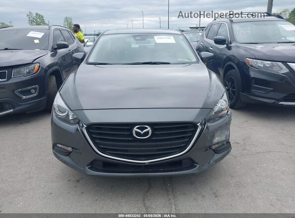 3MZBN1L35JM194669 2018 MAZDA 3 Gray Вид щитка приладів