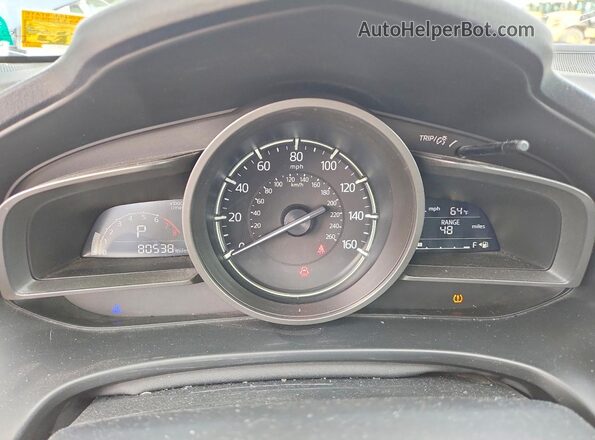 3MZBN1L37JM266763 2018 MAZDA 3 Синий Вид щитка приборов