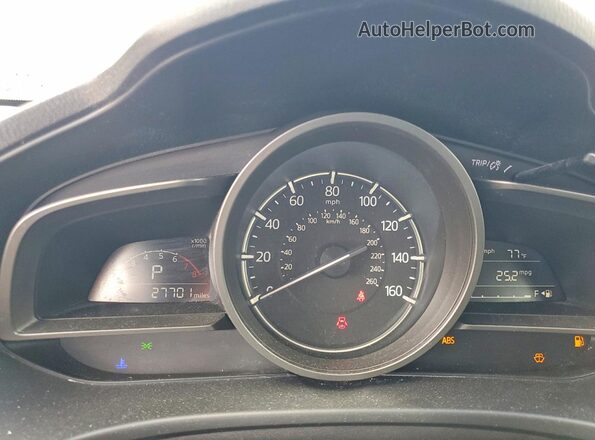 3MZBN1L39JM261323 2018 MAZDA 3 Синий Вид щитка приборов