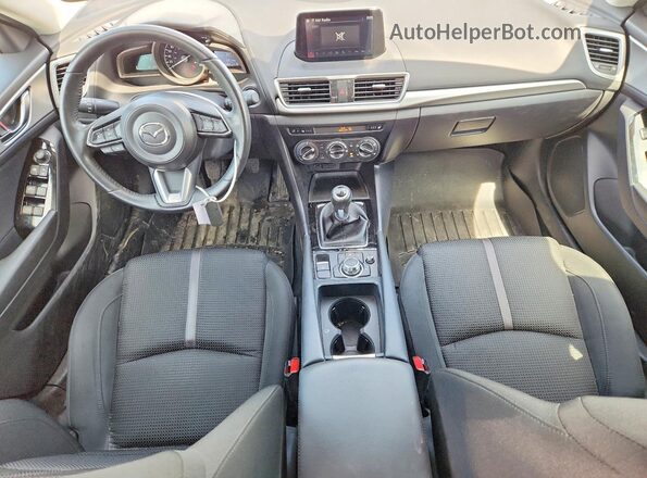 3MZBN1L76JM219257 2018 MAZDA 3 White Widok deski rozdzielczej