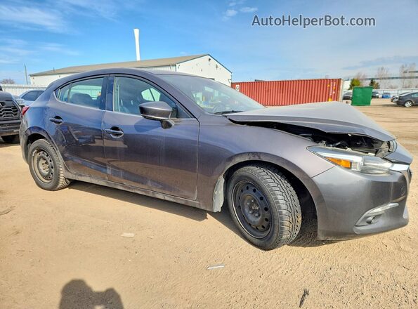 3MZBN1M31JM237628 2018 MAZDA 3 Gray Передня права чверть