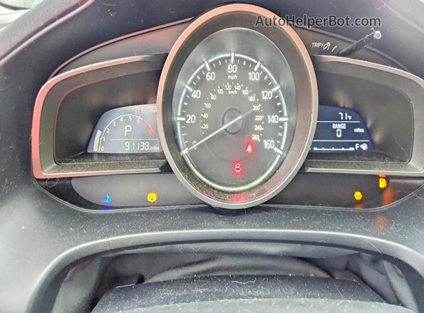 3MZBN1U72JM192220 2018 MAZDA 3 Black Widok zestawu wskaźników