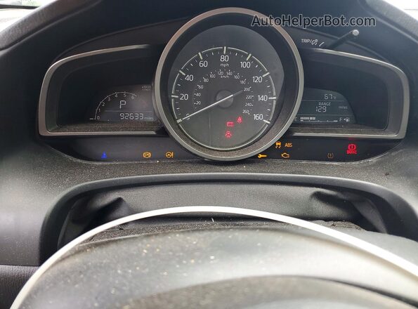 3MZBN1U75HM153535 2017 MAZDA 3 Черный Вид щитка приборов