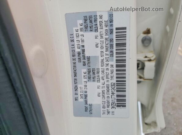 3MZBN1U77HM124392 2017 MAZDA 3 Белый Вид подкапотного пространства