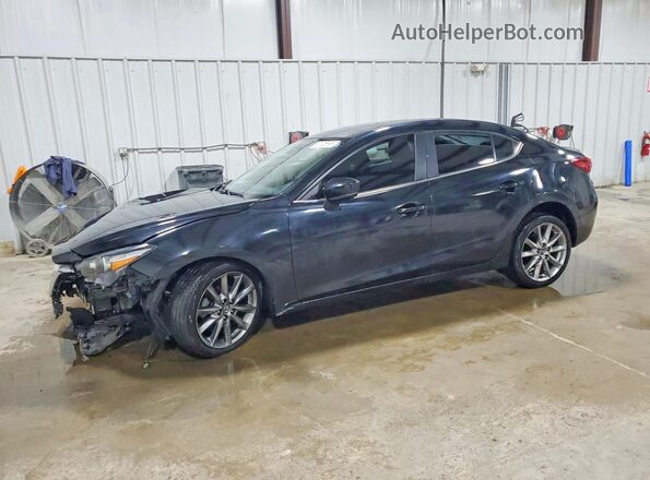 3MZBN1V35JM197469 2018 MAZDA 3 Черный Передняя левая четверть