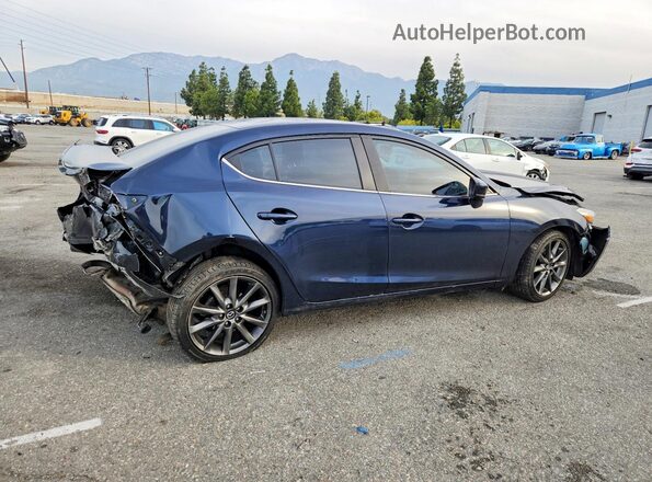 3MZBN1V35JM218238 2018 MAZDA 3 Blue Задня права чверть