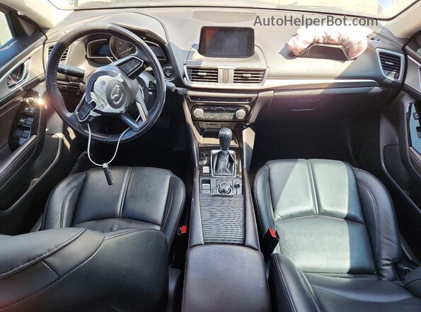 3MZBN1V35JM218238 2018 MAZDA 3 Blue Вид панелі приладів