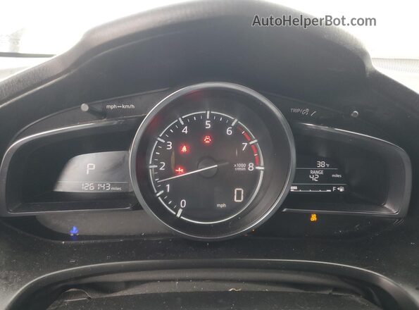 3MZBN1W30JM181128 2018 MAZDA 3 Blue Widok zestawu wskaźników