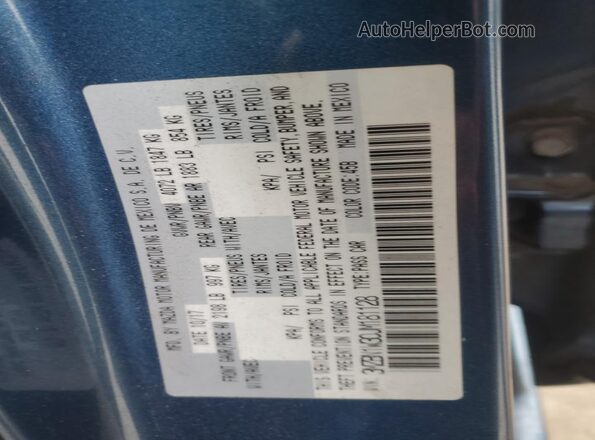 3MZBN1W30JM181128 2018 MAZDA 3 Blue Widok komory silnika