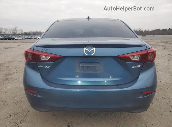3MZBN1W30JM181128 2018 MAZDA 3 Blue Widok z tyłu