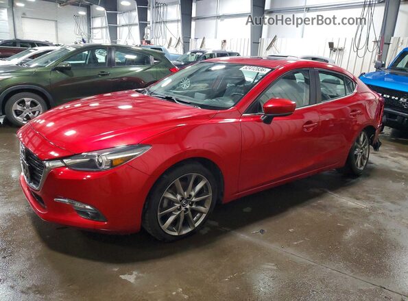 3MZBN1W35JM254350 2018 MAZDA 3 Red Передня ліва чверть