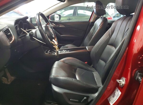 3MZBN1W35JM254350 2018 MAZDA 3 Red Вид салону спереду