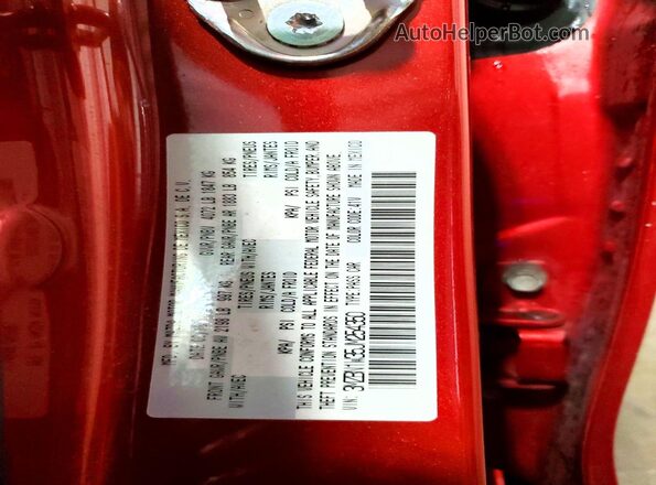 3MZBN1W35JM254350 2018 MAZDA 3 Red Вид підкапотного простору