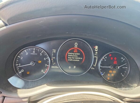 3MZBPAA7XMM202771 2021 MAZDA 3 Угольный Вид щитка приборов