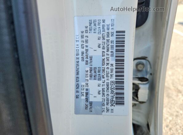 3MZBPAAL8NM301538 2022 MAZDA 3 Белый Вид подкапотного пространства