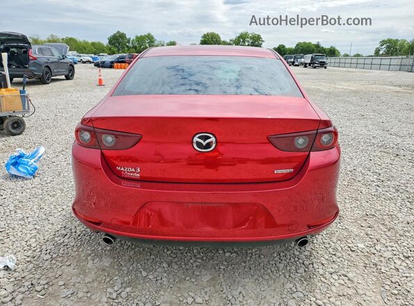 3MZBPABL2NM313232 2022 MAZDA 3 Red Widok z tyłu