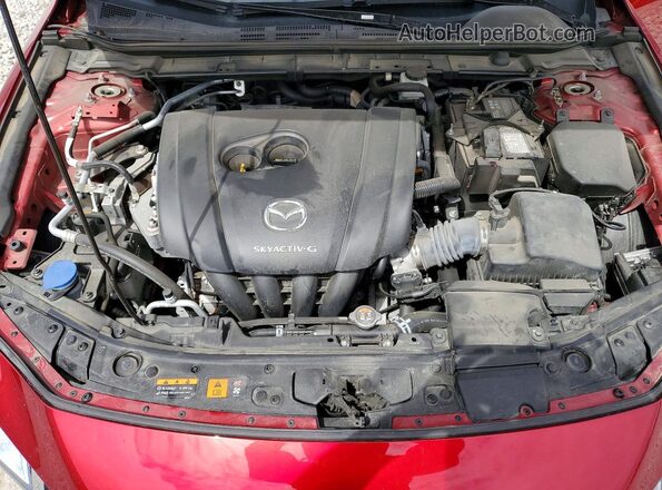 3MZBPABL2NM313232 2022 MAZDA 3 Red Widok komory silnika