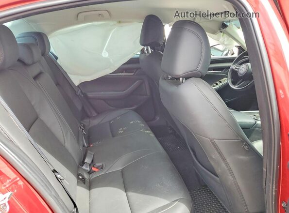 3MZBPABL2NM313232 2022 MAZDA 3 Red Widok wnętrza z tyłu