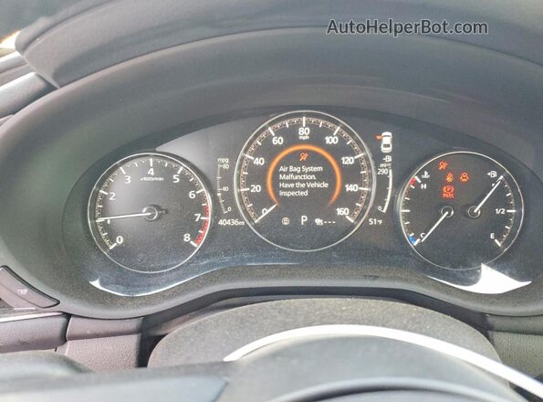 3MZBPABL2NM313232 2022 MAZDA 3 Red Widok zestawu wskaźników