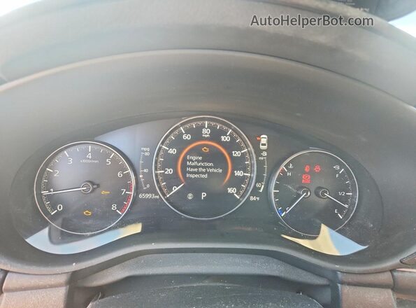 3MZBPABL5LM130131 2020 MAZDA 3 Silver Widok zestawu wskaźników