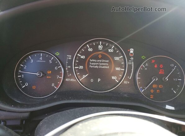 3MZBPACL0LM131749 2020 MAZDA 3 Черный Вид щитка приборов