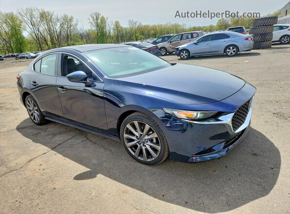 3MZBPACM4RM413264 2024 MAZDA 3 Синий Передняя правая четверть
