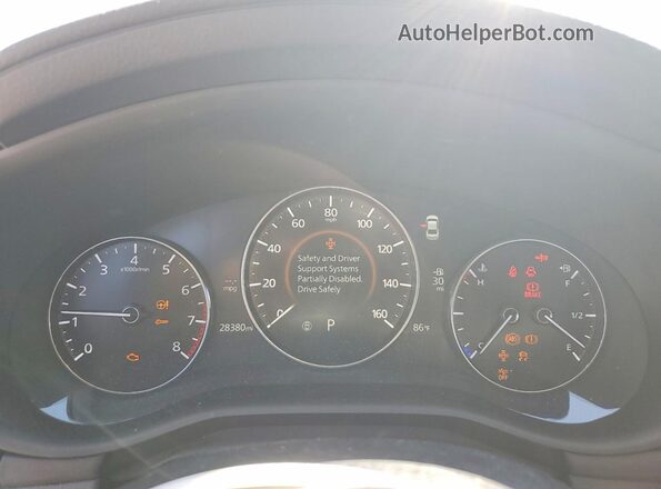 3MZBPACMXPM350281 2023 MAZDA 3 Серебряный Вид щитка приборов