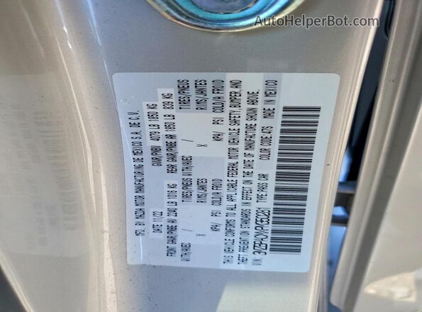 3MZBPACMXPM350281 2023 MAZDA 3 Серебряный Вид наклейки с VIN-кодом