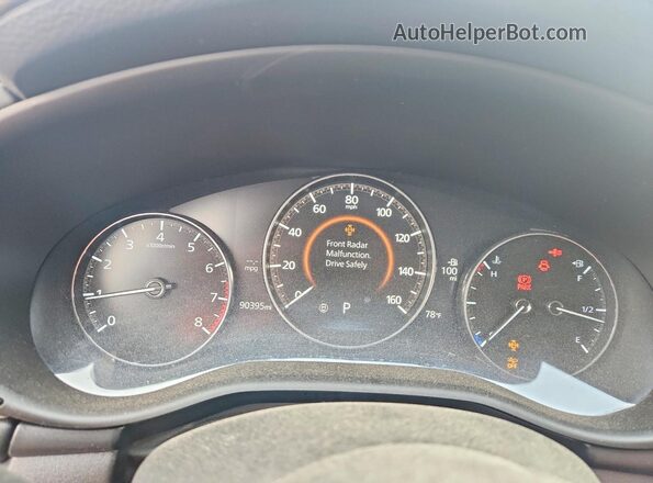 3MZBPADL3LM137642 2020 MAZDA 3 Белый Вид щитка приборов