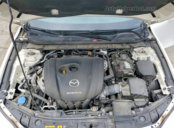 3MZBPAEM5KM100419 2019 MAZDA 3 White Widok wnętrza z tyłu