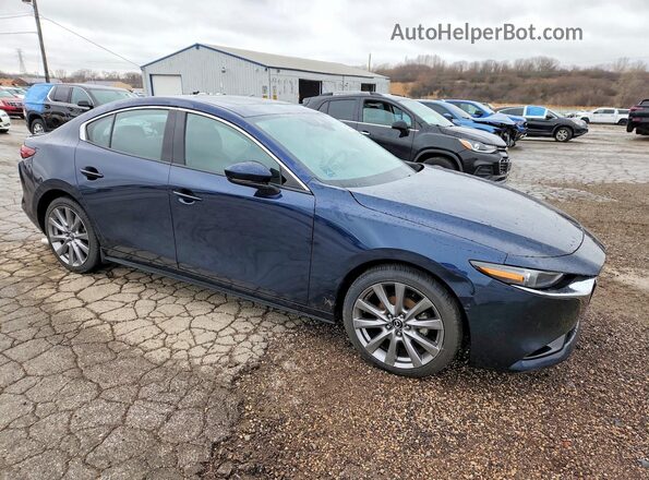 3MZBPAEM7KM100860 2019 MAZDA 3 Синий Передняя правая четверть