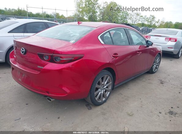 3MZBPAEM9KM103565 2019 MAZDA 3 Red Trasero derecho