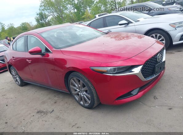 3MZBPAEM9KM103565 2019 MAZDA 3 Red Delantero derecho