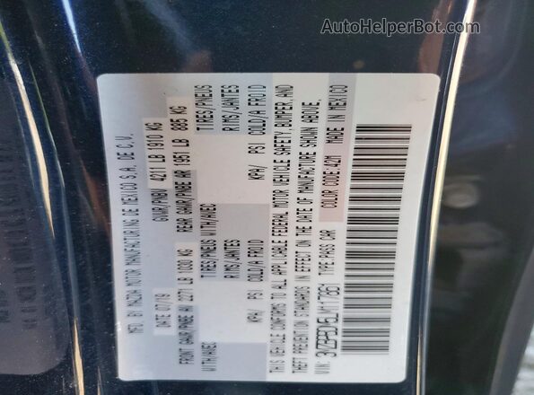 3MZBPBDM5LM117861 2020 MAZDA 3 Синий Вид подкапотного пространства