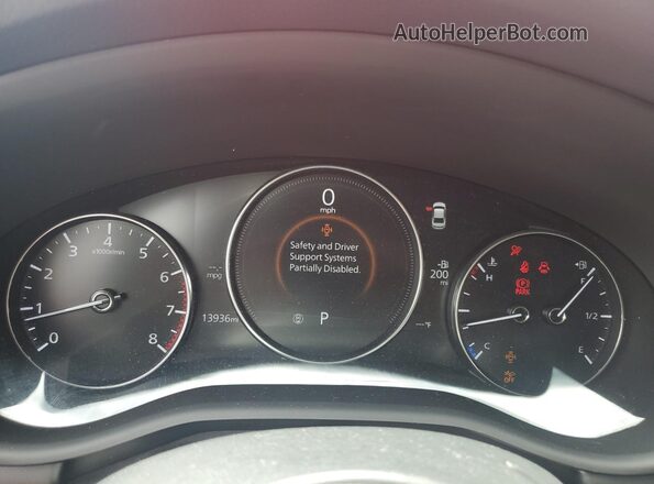 3MZBPBEYXPM354093 2023 MAZDA 3 Red Widok zestawu wskaźników