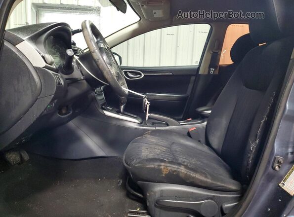 3N1AB7AP0GY246391 2016 NISSAN SENTRA Blue Вид салону спереду