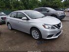2016 Nissan Sentra Fe+ S/s/sl/sr/sv Silver vin: 3N1AB7AP0GY250568