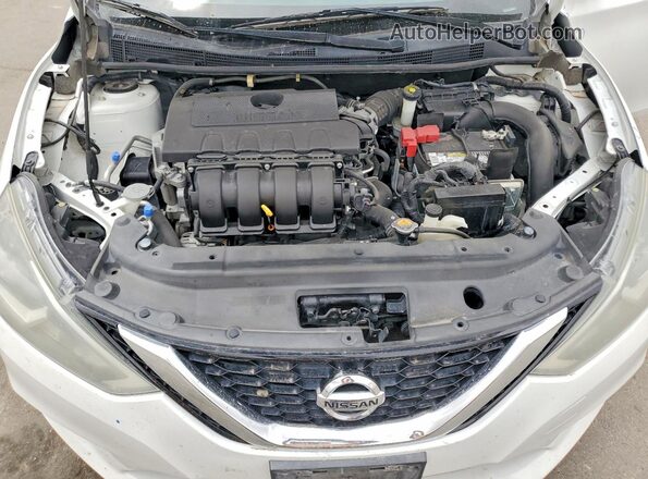 3N1AB7AP0GY269282 2016 NISSAN SENTRA Белый Вид задней части салона