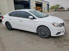 2016 Nissan Sentra S Белый vin: 3N1AB7AP0GY269282