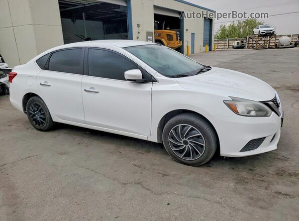 3N1AB7AP0GY269282 2016 NISSAN SENTRA Белый Передняя правая четверть