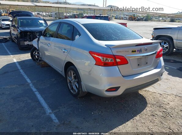 3N1AB7AP0GY313751 2016 NISSAN SENTRA Silver Trasero izquierdo