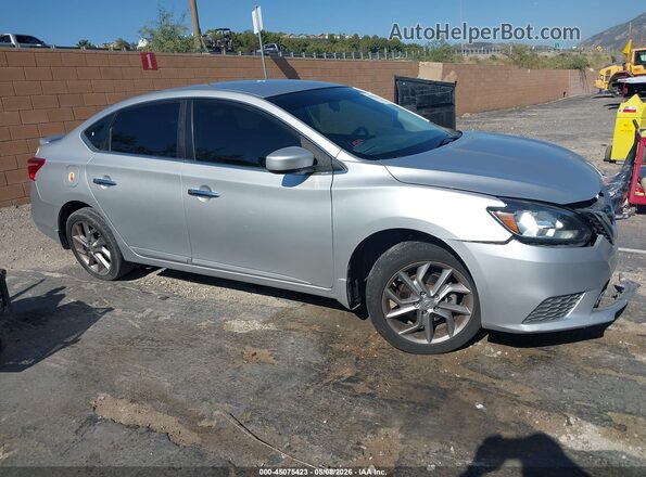 3N1AB7AP0GY313751 2016 NISSAN SENTRA Silver Vista del cuadro de instrumentos