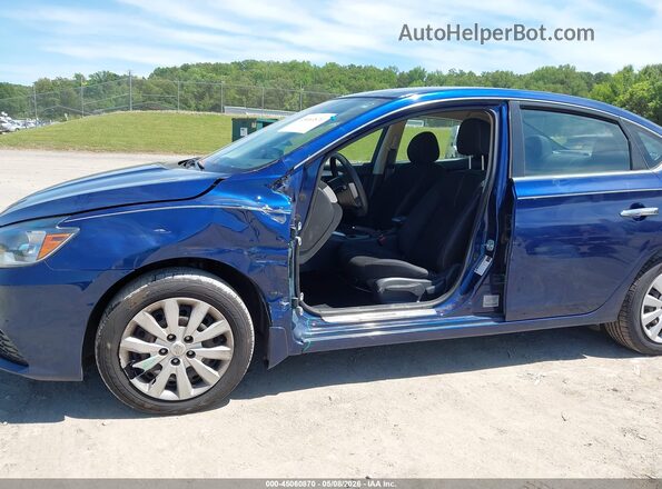 3N1AB7AP0GY335362 2016 NISSAN SENTRA Blue Widok z przodu