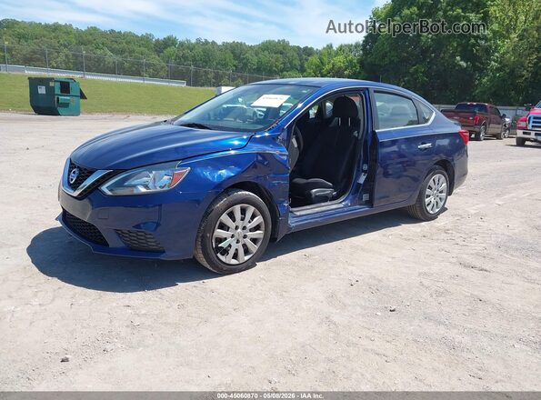3N1AB7AP0GY335362 2016 NISSAN SENTRA Blue Przód lewy
