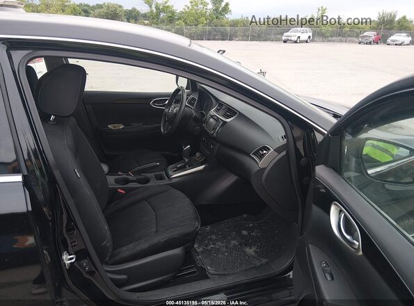 3N1AB7AP0HL712223 2017 NISSAN SENTRA Черный Вид салона спереди