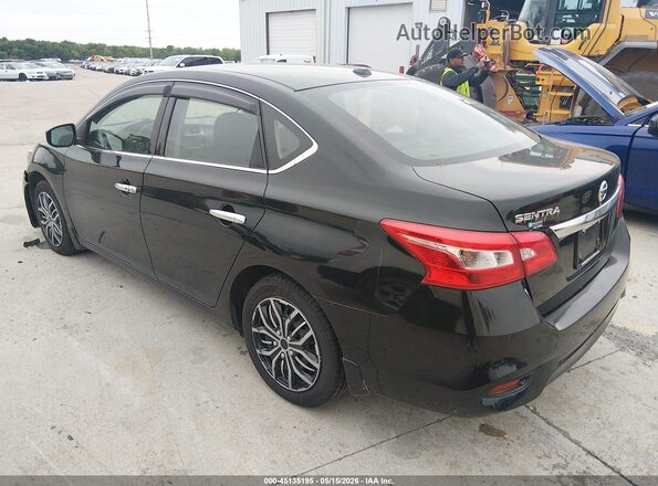 3N1AB7AP0HL712223 2017 NISSAN SENTRA Черный Задняя левая четверть