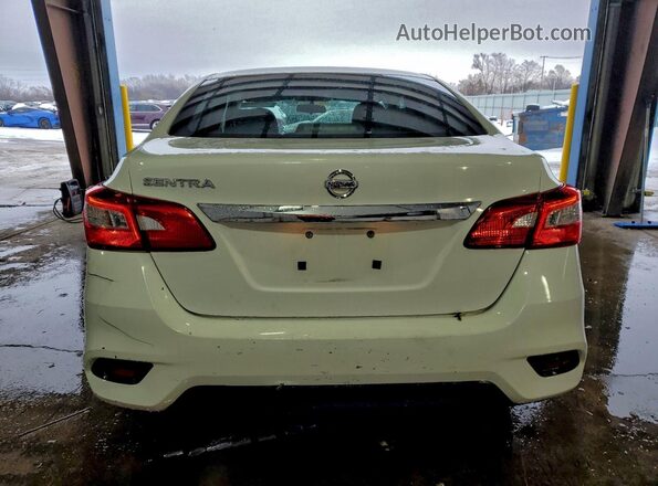 3N1AB7AP0HY216423 2017 NISSAN SENTRA White უკანა ხედი