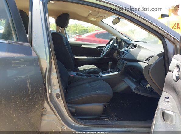 3N1AB7AP0HY334746 2017 NISSAN SENTRA Серый Вид салона спереди