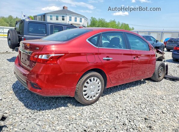 3N1AB7AP0HY386314 2017 NISSAN SENTRA Red Tył prawy