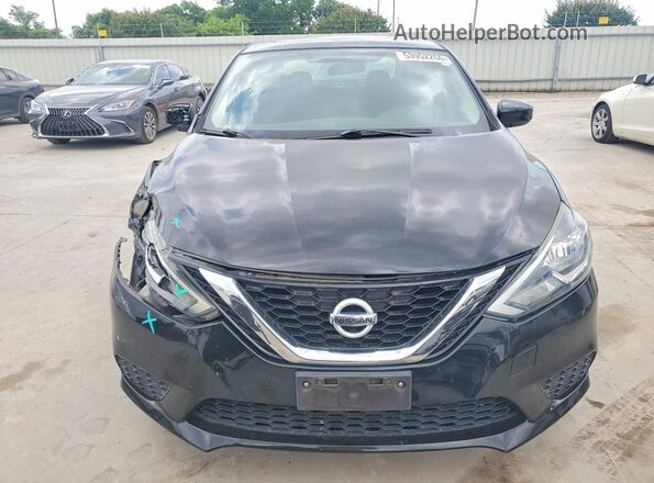 3N1AB7AP0HY395255 2017 NISSAN SENTRA Black Դիմացի տեսք